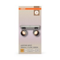 LED Deckenstrahler Stahl verstellbar 3000 K OSRAM