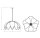 Hängelampe Rattan E27 Ø67 cm modern Design OSRAM