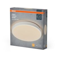 LED Deckenleuchte Weiß Metall 3000K Ø48cm...