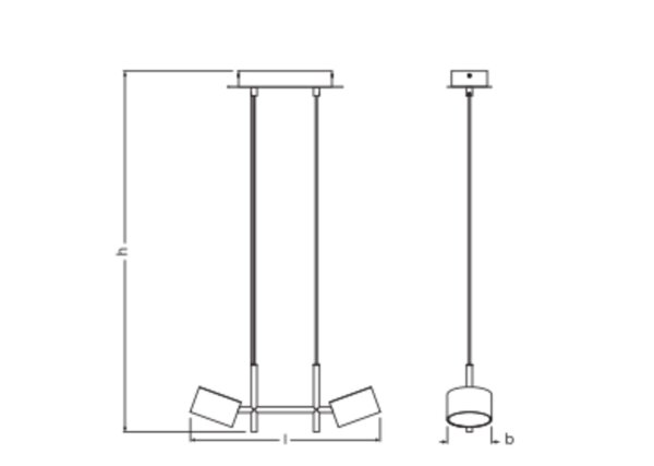 LED Deckenleuchte dimmbar verstellbar 3000 K OSRAM