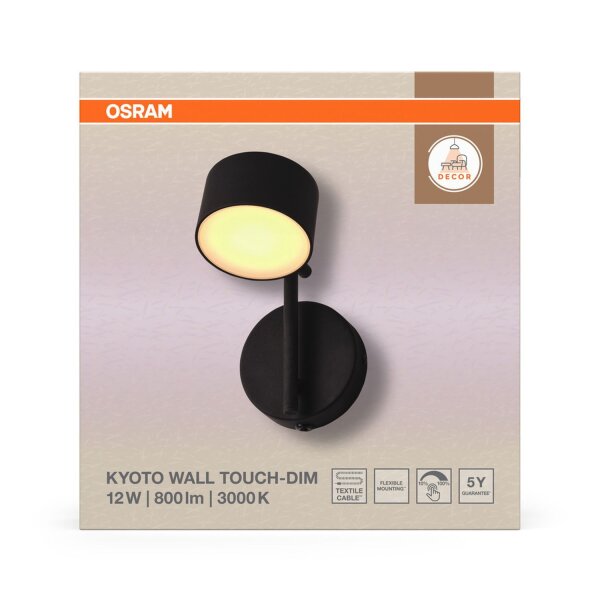 LED Wandleuchte Alu dimmbar verstellbar 3000 K OSRAM