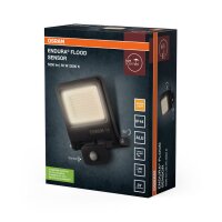 LED Außenstrahler Sensor Alu 3000K IP44 H:22,3cm OSRAM