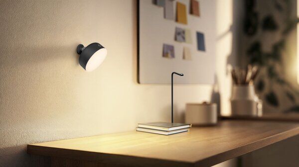 LED Akku Tischlampe dimmbar Schwarz 3000 K H:36cm OSRAM