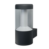 LED Wandlampe Grau Alu 3000 K IP44 B:17,6 cm OSRAM