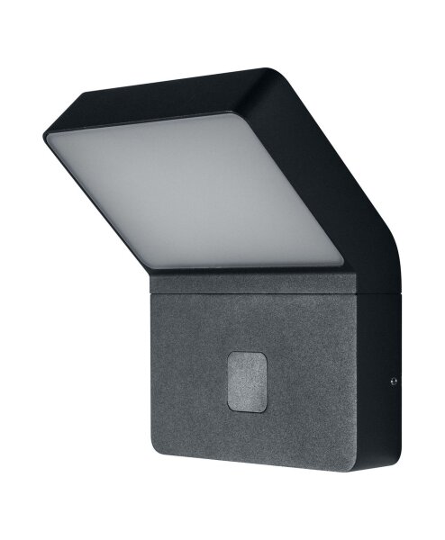 LED Wandleuchte Sensor Alu 3000 K IP44 B:17,6 cm OSRAM