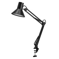 LED Klemmleuchte dimmbar flexibel Schwarz H:67 cm OSRAM