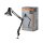 LED Klemmleuchte dimmbar flexibel Schwarz H:67 cm OSRAM