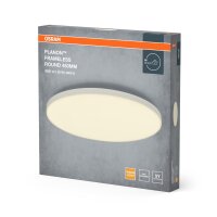 LED Deckenlampe Weiß Alu Metall 3000 K rund...