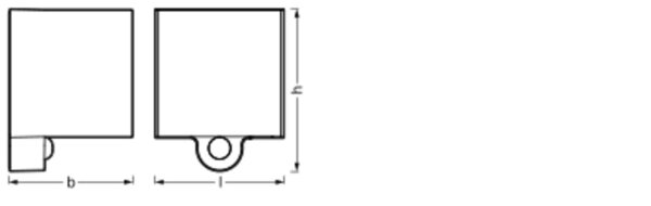 LED Akku Wandleuchte Sensor Metall 3000 K IP54 OSRAM