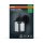 Wandleuchte Schwarz Alu IP23 E27 H:22,5cm Laterne OSRAM