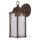 Wandlampe Alu Glas Laterne IP23 E27 H:29,3 cm OSRAM