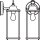Wandleuchte Schwarz Alu IP23 E27 H:29,3cm Laterne OSRAM