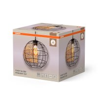 Hängelampe Rattan Metall E27 L:30 cm Esstisch OSRAM