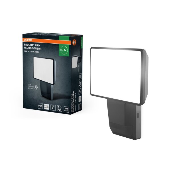 LED Wandlampe Sensor flexibel Metall 4000K IP55 OSRAM
