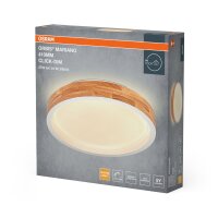 LED Deckenleuchte Click-DIM Weiß Holz 3000K...