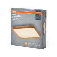 LED Deckenlampe Click-DIM Holz 3000K B:29,2cm OSRAM