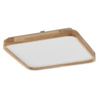 LED Deckenleuchte Click-DIM Holz 3000K B:39,5cm OSRAM