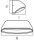 LED Wandlampe Dunkelgrau Metall 3000 K IP54 OSRAM