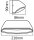LED Wandlampe Dunkelgrau Metall 3000 K IP54 OSRAM