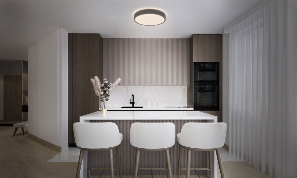 LED Deckenleuchte Click-DIM Stoff 3000K Ø39cm OSRAM