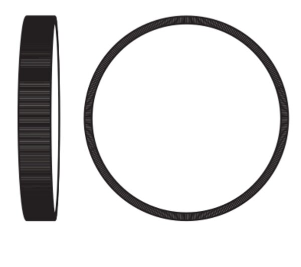 LED Deckenleuchte Click-DIM Stoff 3000K Ø39cm OSRAM