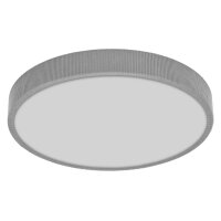 LED Deckenleuchte Click-DIM Grau Stoff 3000K rund OSRAM