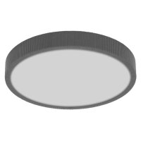 LED Deckenleuchte Stoff Grau Click-DIM 3000K Ø39 cm