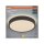 LED Deckenleuchte Stoff Grau Click-DIM 3000K Ø39 cm