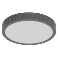 LED Deckenleuchte Click-DIM 3000K Grau Stoff rund OSRAM