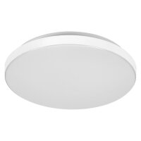 LED Deckenleuchte Weiß Metall 3000K IP44 B:28,5cm...
