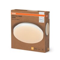 LED Deckenleuchte Weiß Metall Ø28,5cm 3000 K...