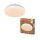 LED Deckenleuchte Weiß Metall Ø28,5cm 3000 K IP44 OSRAM