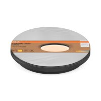 Runde LED Deckenleuchte Metall Schwarz 3000K IP44 OSRAM