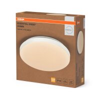 LED Deckenleuchte Weiß Metall 3000K IP44 B:21,5cm...