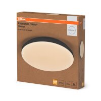 LED Deckenleuchte Metall 3000K IP44 B:38,5cm rund OSRAM