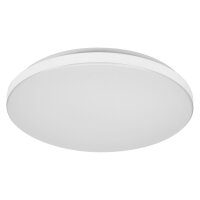 Runde LED Deckenlampe 3000 K Weiß Metall IP44 OSRAM