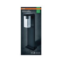 Wegeleuchte Dunkelgrau Alu Glas IP44 E27 H:50 cm OSRAM