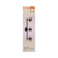 Deckenspot Schwarz Kork Braun GU10 L:57,7 cm OSRAM