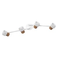 Deckenstrahler flexibel Wei&szlig; Kork GU10 L:81,3 cm OSRAM