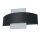 LED Wandlampe Dunkelgrau Alu 3000 K IP44 24 cm OSRAM