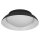 Deckenleuchte Schwarz Glas Stahl E27 rund Ø30,5cm OSRAM