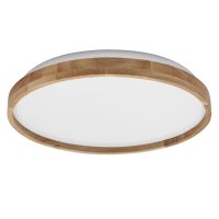 LED Deckenlampe Click-DIM Holz 3000K &Oslash;50cm rund OSRAM