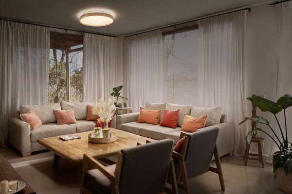 LED Deckenleuchte Click-DIM Holz 3000 K Ø29,5cm OSRAM