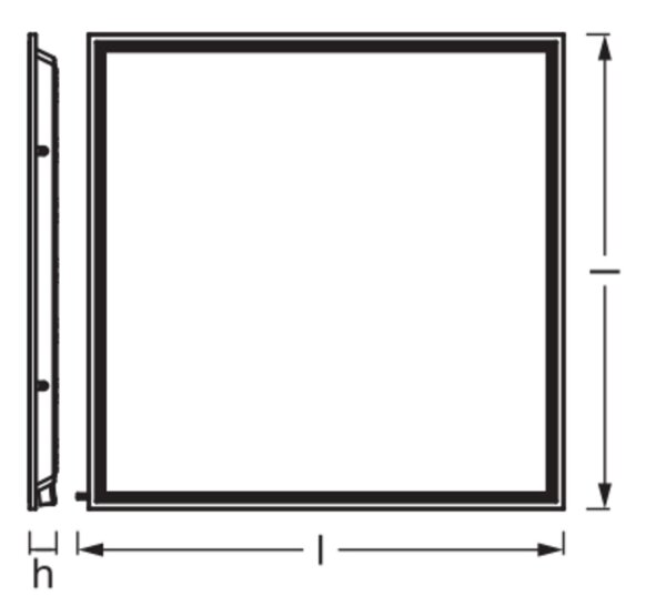LED Wandleuchte Weiß Alu CCT B:59,5cm modern OSRAM