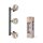 Deckenstrahler flexibel Schwarz Glas Gold E14 OSRAM
