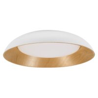 LED Deckenlampe Click-DIM Weiß Holz 3000K...