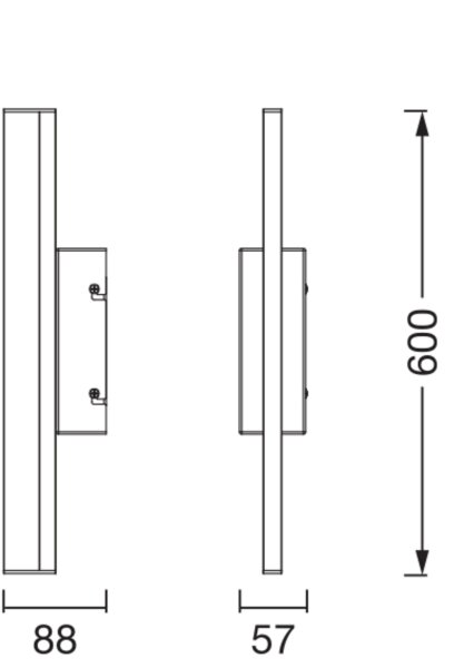 LED Spiegelleuchte Weiß dimmbar Touch CCT IP44 OSRAM