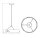 LED Pendelleuchte Filz 3000 K L:43 cm modern OSRAM