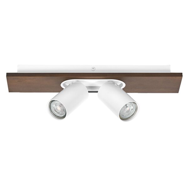 Deckenspot flexibel Weiß Holz GU10 40 cm OSRAM