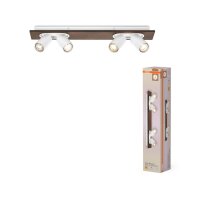 Deckenstrahler schwenkbar Weiß Stahl GU10 60 cm OSRAM